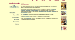 Desktop Screenshot of mit-musik-geht-reha-besser.de